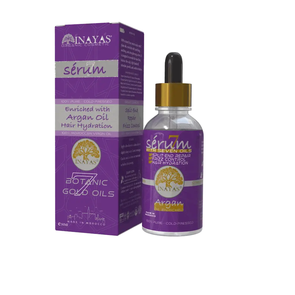 INAYAS SERUM 7 HUILES & Huile de Neem Vitamine E 50 ML