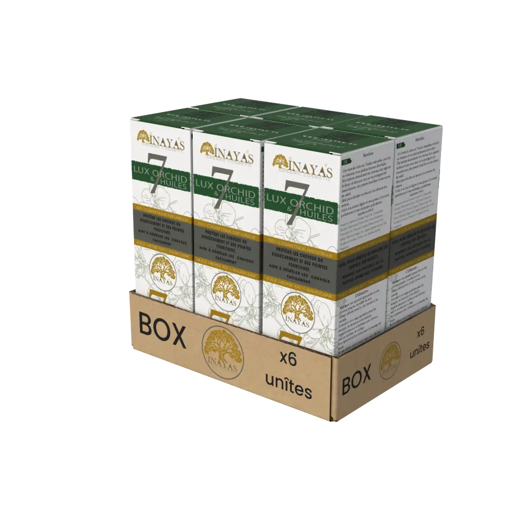 PACK- X6 UNITE  -INAYAS-NATURA-7 HUILES- 50ML