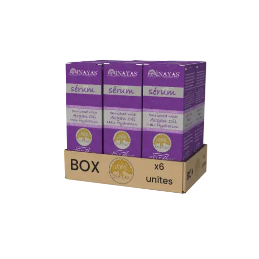 PACK -X6 Unité -INAYAS SERUM 7 OILS & Huile de Neem Vitamine E -50ml